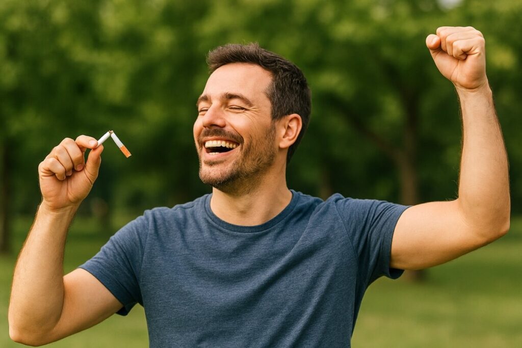 ¡El placer saludable de dejar de fumar!