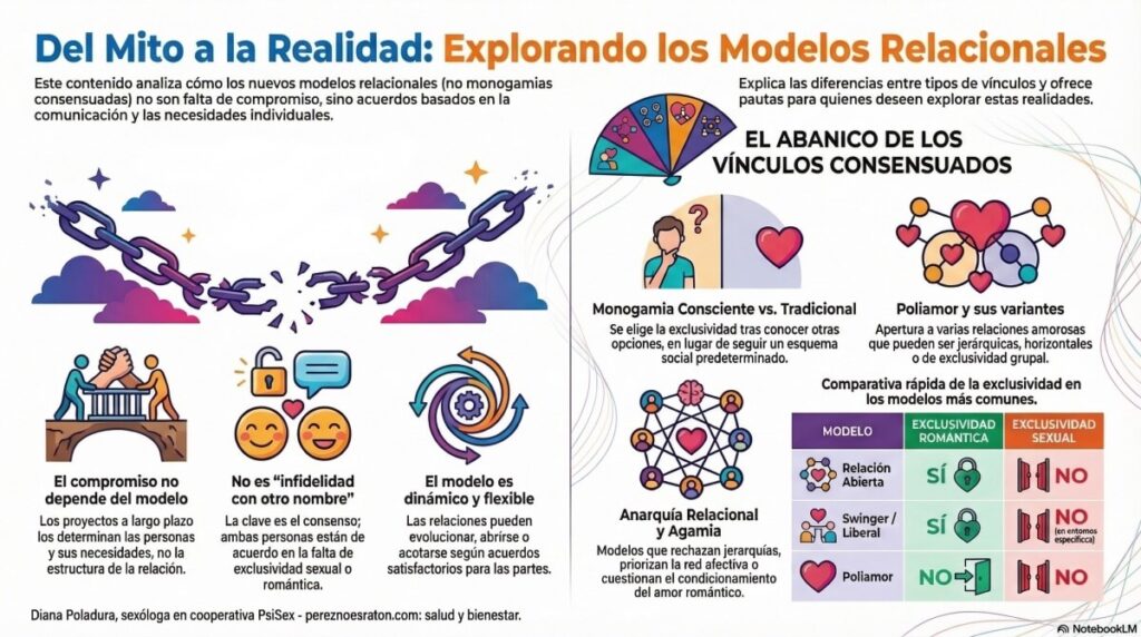 Del mito a la realidad en tu modelo relacional. Nueva entrega de la serie de artículos profesionales sobre Educación Sexual.