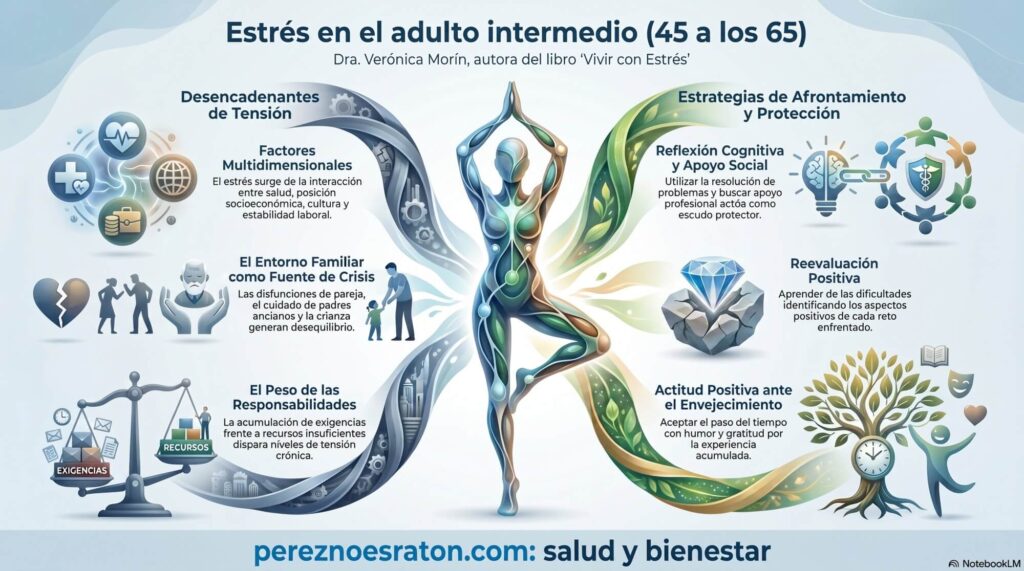 Pese a la madurez que la persona ha adquirido hasta esta etapa, el impacto de los eventos estresantes pueden afectarle y es posible que tengan implicaciones de mayor gravedad, causándole problemas psicológicos, emocionales y fisiológicos.