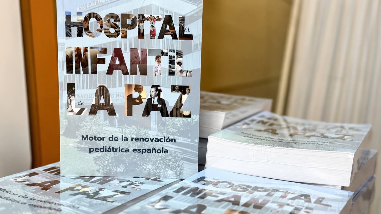 Portada del libro «Hospital Infantil La Paz: 60 años de andadura. Motor de la renovación pediátrica española».